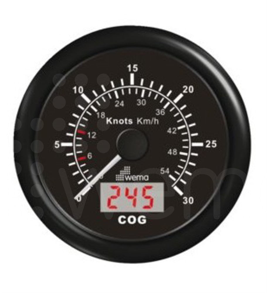 GPS log 30 knots 6-12 mark