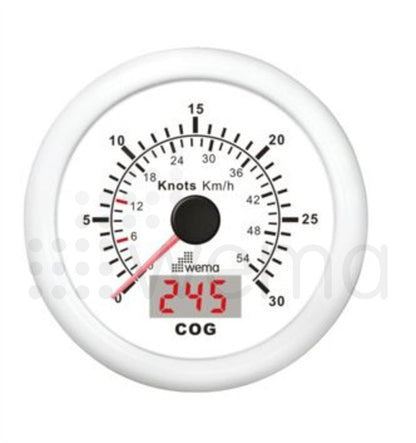 GPS log 30 knots 6-12 mark