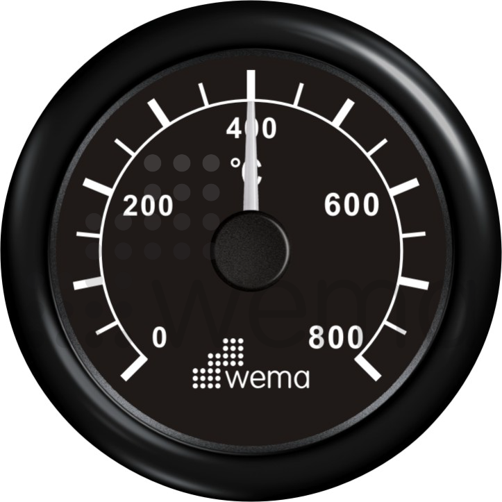 Exhaust gas temperature gauge