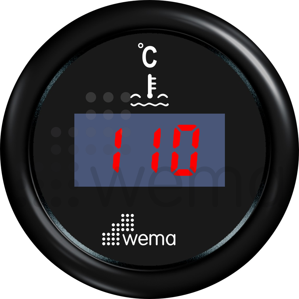 Digital water temperature gauge