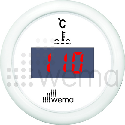 Digital water temperature gauge