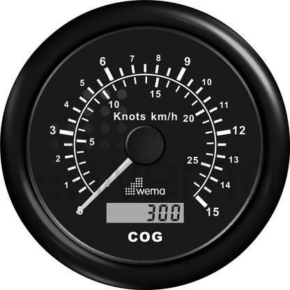 GPS log 15 knots