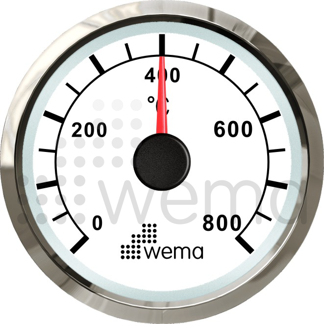 Exhaust gas temperature gauge