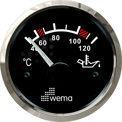 Oil temperature gauge