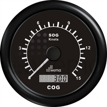 GPS-Log 0-15 Knoten 85 mm, inkl. Antenne