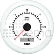 GPS-Log 0-30 Knoten 85 mm, kompl. mit Antenne