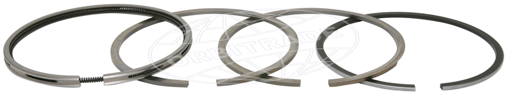 Piston ring set MD1, MD2, MD3, MD11, MD17