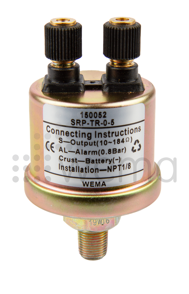 Oil pressure sender with alarm 1/8"-27 NPTF