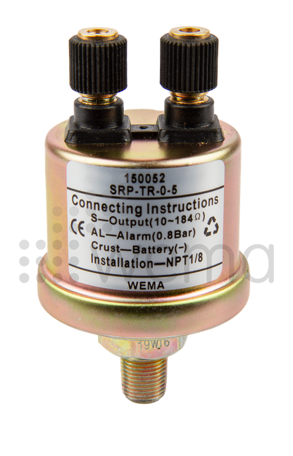 Oil pressure sender with alarm 1/8"-27 NPTF