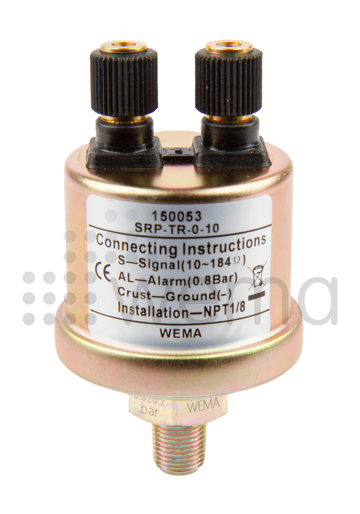 Oil pressure sender with alarm 1/8"-27 NPTF