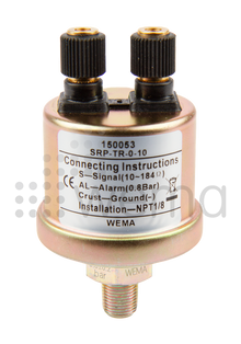 Oil pressure sender with alarm 1/8"-27 NPTF