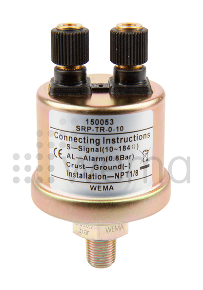 Oil pressure sender with alarm 1/8"-27 NPTF