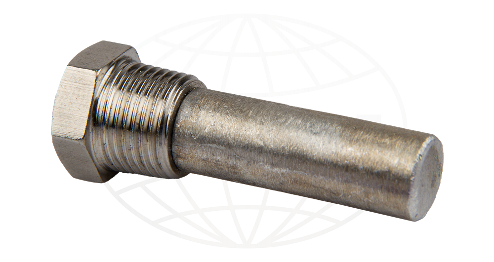 Anod 3/8" x 25 mm V6, V8, zink