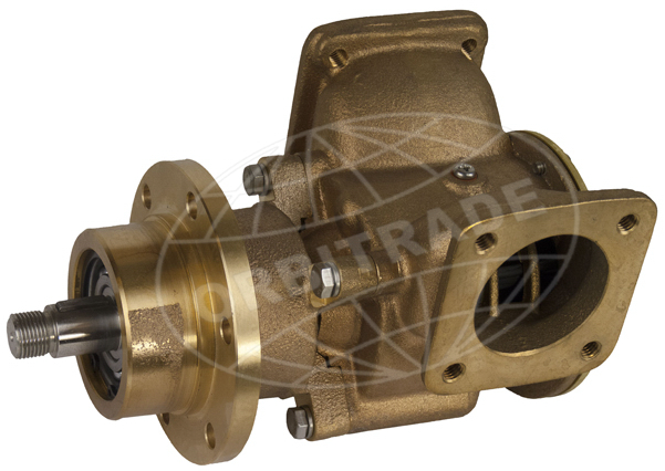 Sjövattenpump 102, 103, 120, 122
