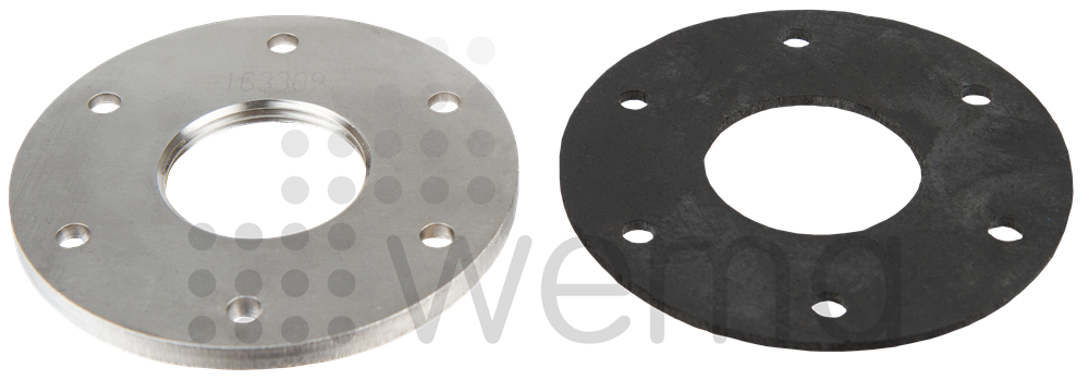 Rostfri fläns R 1 1/4" inkl. packning till VDO rörgivare Ø 55 mm"