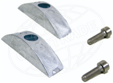 Anodsats 2-bl foldingpropeller 110S, 120S, aluminium