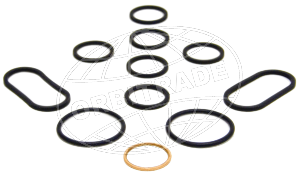 Packningssats oljekylare 30, 40, 31, 41, KAD32, KAD42, KAD43