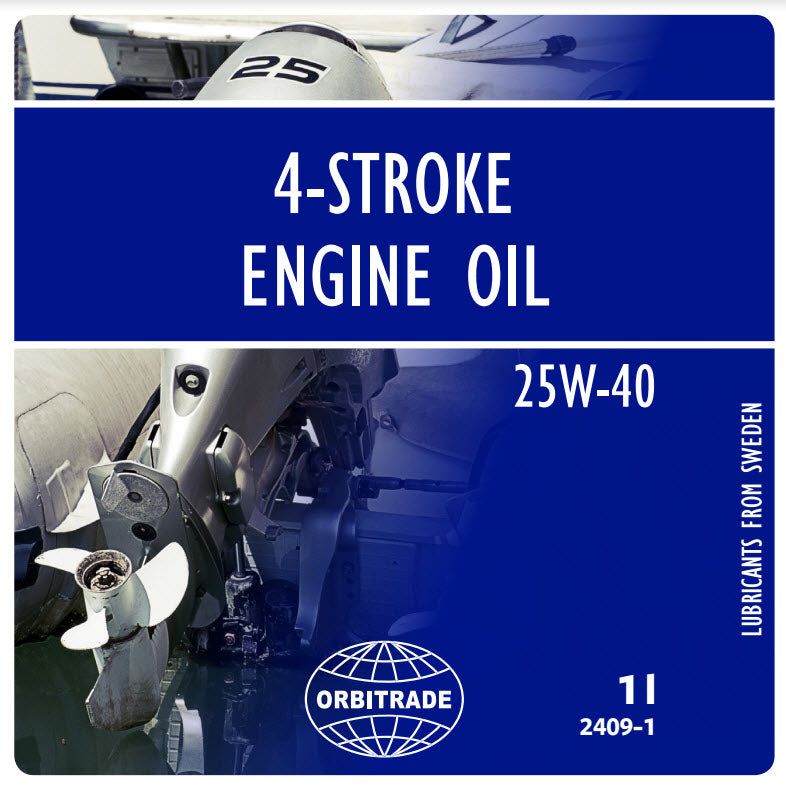 4-stroke engine oil, SAE 25W-40