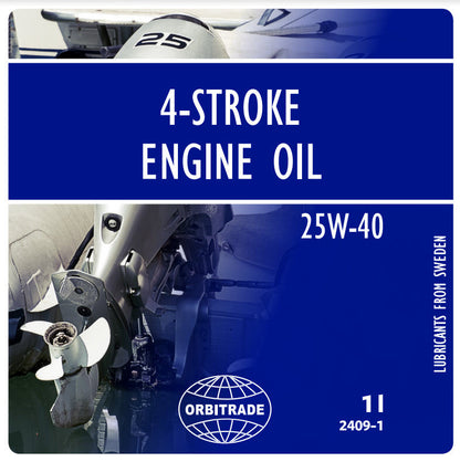 4-stroke engine oil, SAE 25W-40