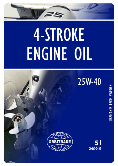 4-stroke engine oil, SAE 25W-40