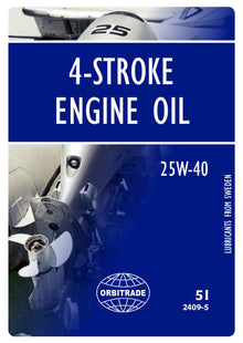 4-stroke engine oil, SAE 25W-40